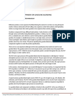 A Primer On Gasoline Blending: An EPRINC Briefing Memorandum June 2009