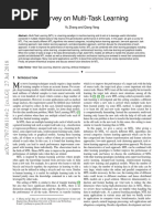 A Survey On Multi-Task Learning: Yu Zhang and Qiang Yang