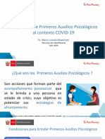 Adaptación de Primeros Auxilios Psicológicos Al Contexto de COVID-19