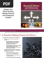 Chapter Two: Ethical Decision Making: Personal and Professional Contexts Chapter Two: Ethical Decision Making: Personal and Professional Contexts