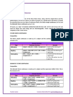 Summary 6 Topic: Future Continuous