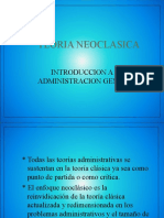 Teoria Neoclasica Admon