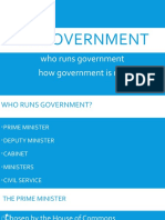 Uk Government: Who Runs Government How Government Is Run