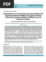 Fourier Acilimi Bazli Dqm2 Finite Element Method Partial Differential Equation