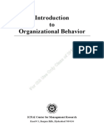 102616521 Organizational Behavior ICMR Workbook