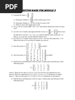 Question Bank For Module 3