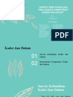 Kel 3 Survey Kebutuhan Dan Penyusunan Kompetensi Kader & Dukun