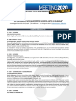 MEET - 2020 Programma Spagnolo PDF