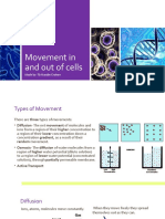 Movement in and Out of Cells