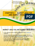 Chapter 6: Market Analysis and Market Research