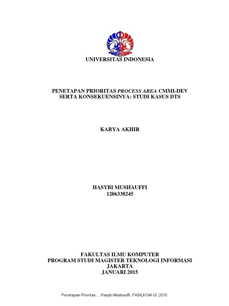 Skripsi UI CMMI PDF | PDF