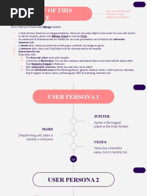 user persona