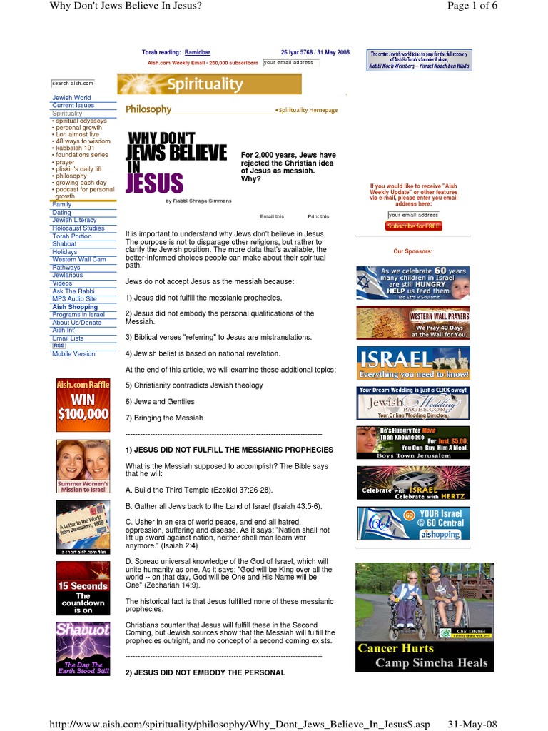 Why Dont Jews Celebrate Easter