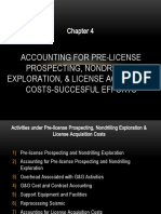 Accounting For Pre-License Prospecting, Nondrilling Exploration, & License Acquisition Costs-Succesful Efforts