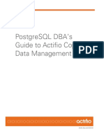 Postgresql Dba'S Guide To Actifio Copy Data Management: Actifio Sky and Cds 8.0