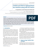 Application of SSPSO and SPSO To Optimal Power Flow Solutions Along With SSC Device