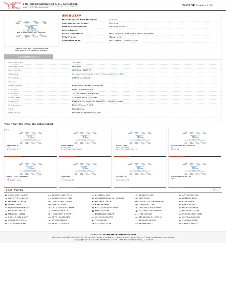 SN51DP | PDF | Business
