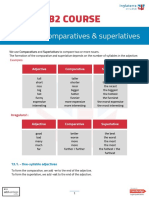B2 Course: Unit 13 - Comparatives & Superlatives