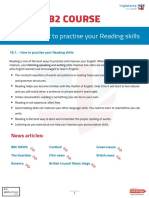 B2 Course: Unit 18 - How To Practise Your Reading Skills