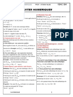 Les Suites Numeriques Resume de Cours 1 PDF