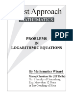 Problems in Logarithmic Equation - Prilepko