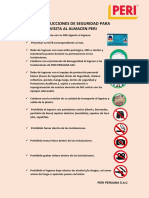 Instrucciones de seguridad Peri Perú