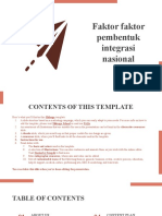 Faktor Faktor Pembentuk Integrasi Nasional: by Shani Ajwa Kirani