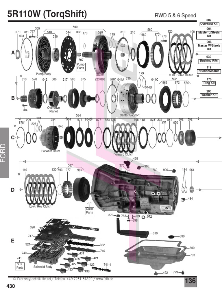 5r110w Toqshift PDF Clutch Transmission (Mechanics)