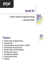 Unit 4 Javascript