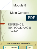 Module 8 The Mole Concept