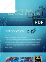 Instructional Material Toolkits: Ronald John B. Teves / Ede21 EDUC 228 Dr. Olivia M. Legaspi - Professor