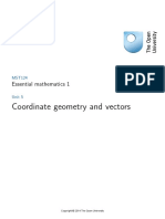 Coordinate Geometry and Vector