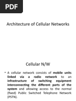 Architecture of Cellular Networks