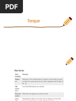 Torque and Equilibrium