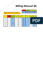 Billing Excel Manual