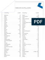 International Country Codes (En) PDF