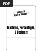 Express Review Guides - Fractions, Percentages and Decimals PDF