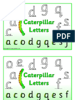 Caterpillar Letters