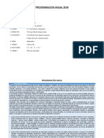 Program 1° Anual 2018