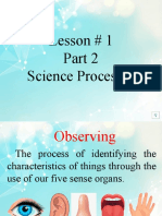 Lesson 1 - Science-Processes Aug. 27