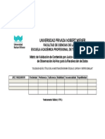 05a - Matriz de Validacion para Observacion UWiener