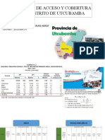 Proyectos de Acceso Y Cobertura en El Distrito de Utcubamba: Alumno: Bravo Condori, Brian Herdy CODIGO: 20152691 K