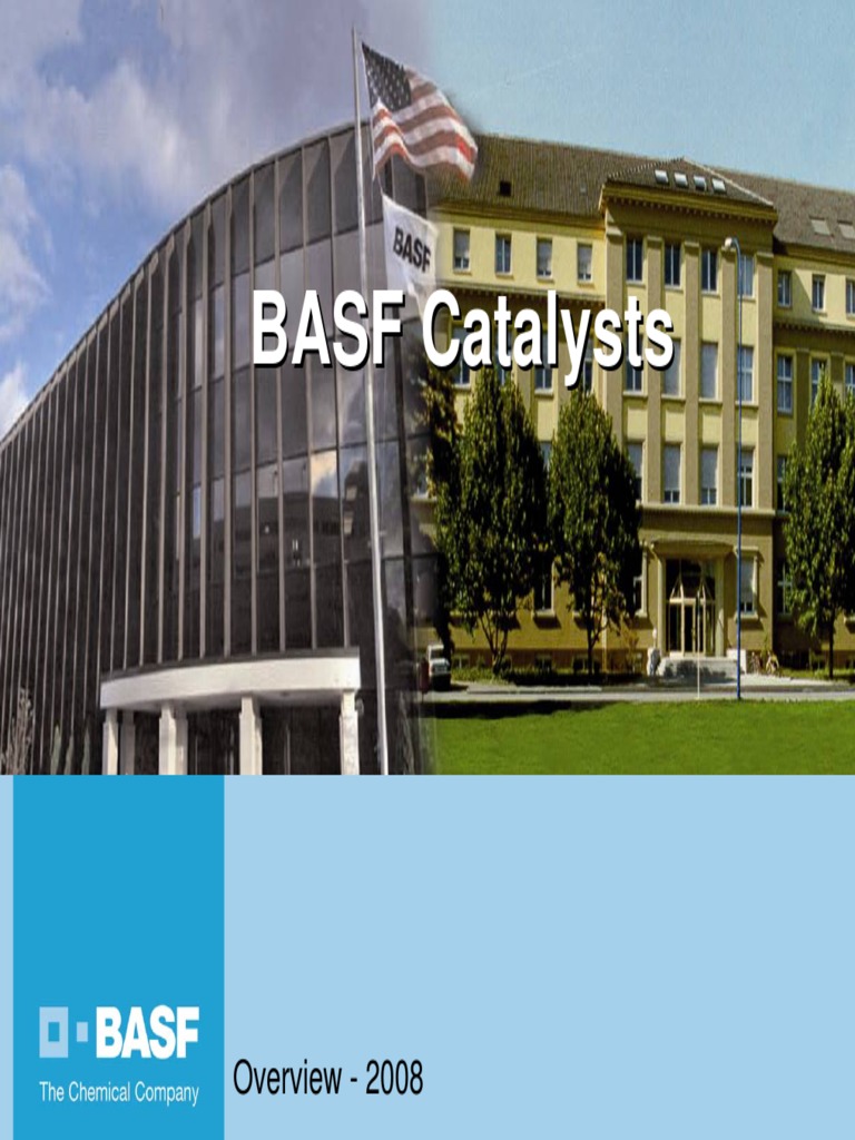 BASF Catalysts Leveraging Innovation to Serve Growing Markets PDF Oil Refinery Catalysis