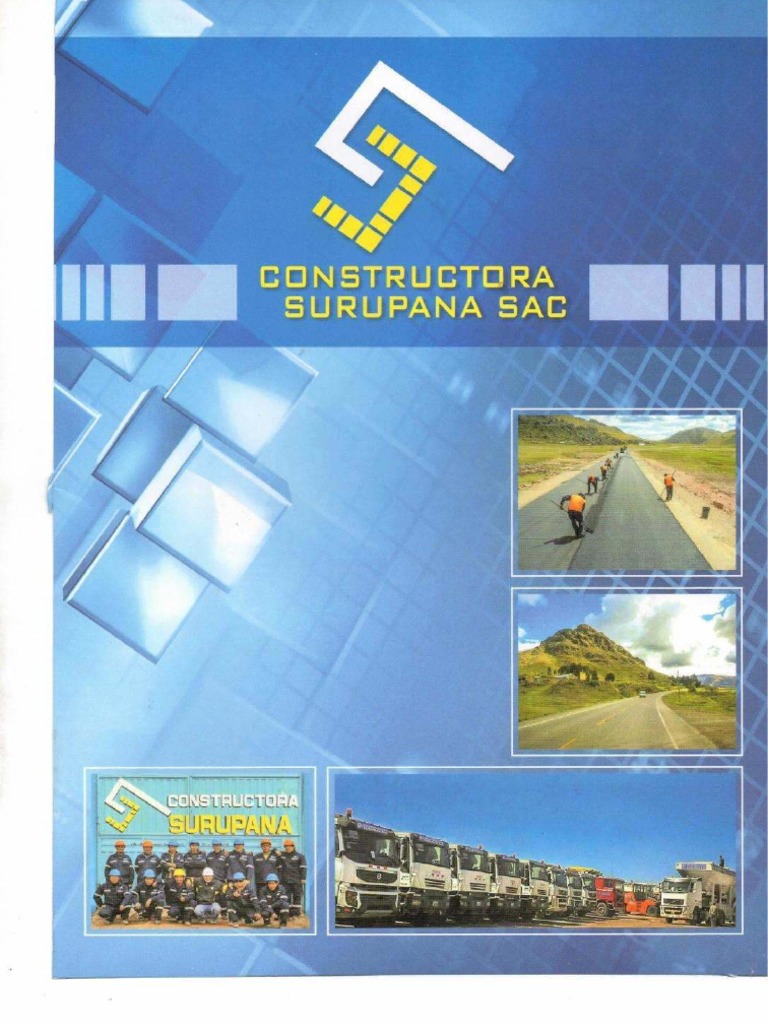 (PDF) Brochure Constructora Surupana S A C 1 - Compress PDF | PDF