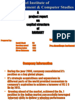 A Present at in On Capital Structure of Ranbaxy