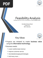 Feasibility Analysis: Mostafijur Rahman Akhond Lecture, CSE BRAC University