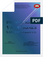 Informe Sobre Vacaciones Laborales. - 3er Semestre Fundametal-Contaduría. - Antony Gutiérrez V-29.618.074