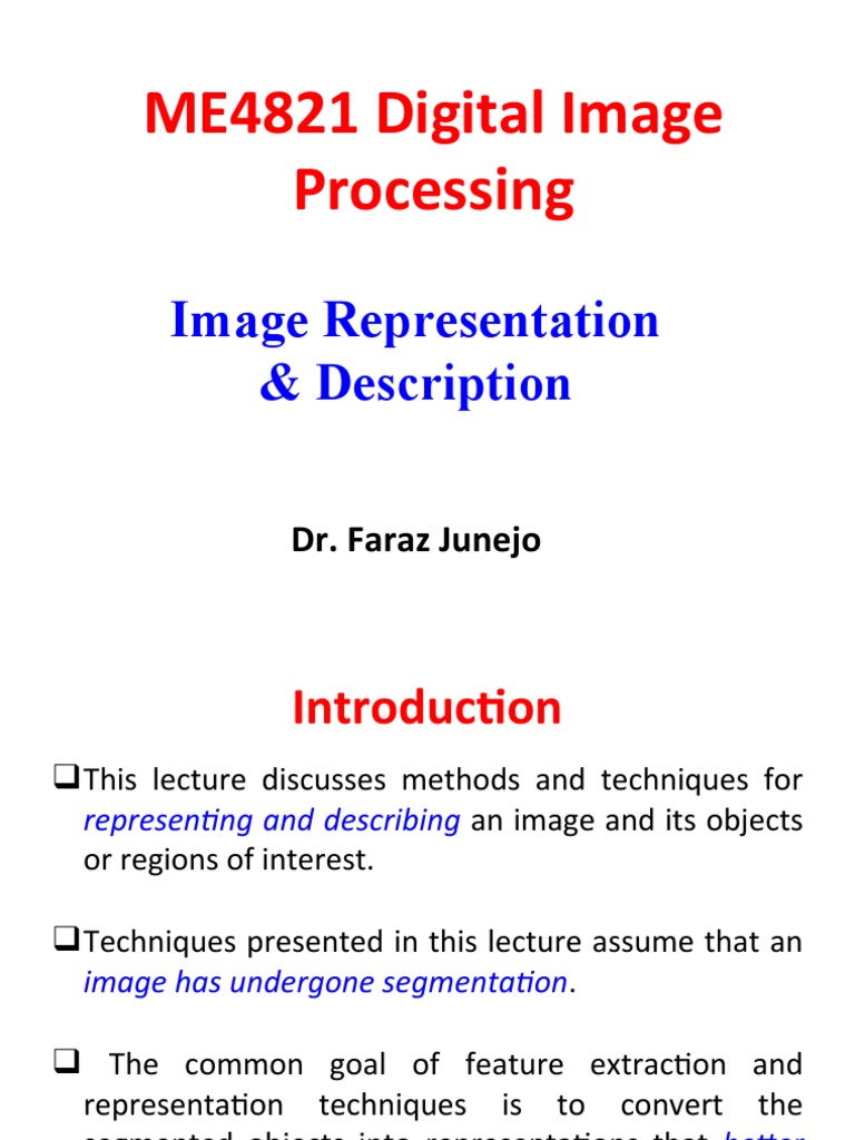 Image Representation Techniques in Processing | PDF | Image ...
