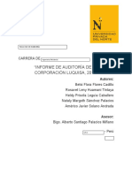 Informe de Auditoría Corporación Luquisa