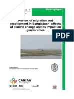 Review of Migration and Resettlement in Bangladesh: Effects of Climate Change and Its Impact On Gender Roles